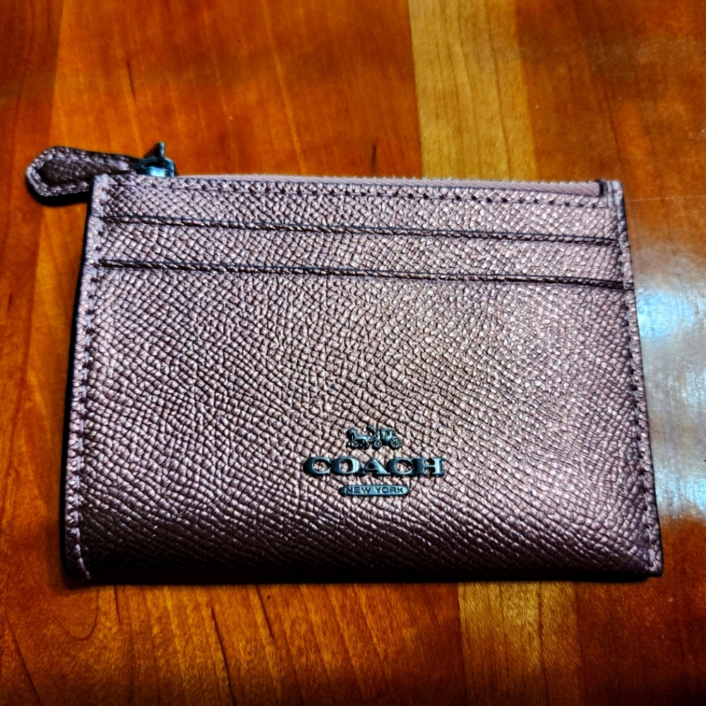 Coach Slim Leather ID Card Case